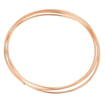 T2 Copper Tubing 0.03"ID x 7/64"OD x 5Ft, 99% Pure Copper Refrigeration Tube Seamless Flexible Coil Pipe