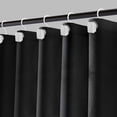 thumbnail image 1 of Cortina de baño Moorefield Flowers 183x183 cm con ojales esmerilados, dobladillo magnetico y tacto suave, Negro, 1 of 7