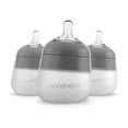 thumbnail image 1 of Biberón de Silicon Flexy, 3 Pack 150ml / 5 oz Gris, 1 of 3