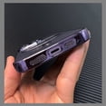 thumbnail image 4 of Funda de silicona transparente con filtro de polvo para altavoz Magsafe, Protector de lente de lujo para iPhone 15, 14 Plus, 11, 12, 13 Pro Max, X, 4 of 4