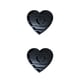 thumbnail image 2 of Cateissary Estante de negro de moda para exhibición y almacenamiento con estilo, estante de almacenamiento, elementos esenciales para Corazón 2Conjunto, 2 of 6