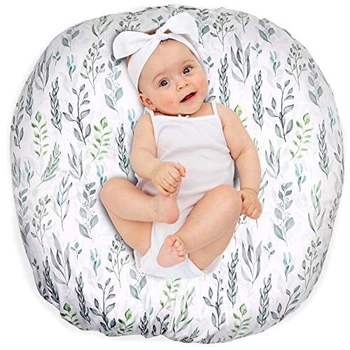 Fit to Newborn Loungers for Baby Organic Cotton Newborn Lounger Cover for Boys Girls Breathable Machine Washable Reusable Muslin Baby Lounger Covers Infant Removable Slipcover 