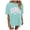 Light Green, variant on Trendfront Womens Boho Floral Graphic T Shirt Crewneck Short Sleeve Vintage Flower Print Oversized Casual Loose Fit Tee Tops