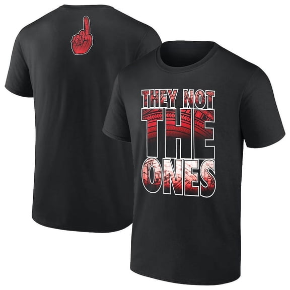 Jimmy Uso They Not T-Shirt - Black - Mens Up to size 4XL