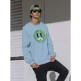 thumbnail image 2 of Worried World Toon Style Sweatshirt Men -Image by Shutterstock, Male x-Large, 2 of 4