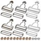 thumbnail image 1 of 6 Sets Overall Buckles Metal Suspender Replacement Buckles with Buttons for Trousers Jeans Overalls Clothes, 1 of 2
