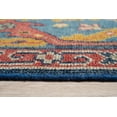 thumbnail image 4 of EORC Blue Hand Knotted Wool Classic Bidjar Rug, 8' x 10, 4 of 4