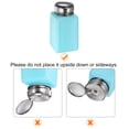 thumbnail image 4 of Uxcell Solvent Alcohol Dispenser 200ml(6.7oz) Push Down Liquid Dispenser Pump with Stainless Steel Lid, Blue, 4 of 6