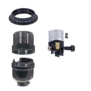 B&P Lamp Threaded Shell with Ring Phenolic Socket | Easy to Install Replacement Lamp Socket