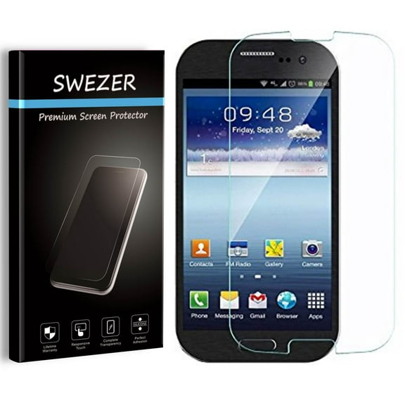 [2-Pack] Samsung Galaxy S3 [SWEZER] Tempered Glass Screen Protector, Anti-Scratch, Anti-Bubble, Anti-Chip Edge [Black]