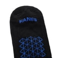 thumbnail image 6 of Hanes Mens No-Show Socks Value Pack, 3-Pack, Absolute Run No-Show Socks with Heel-Shield Tab, Moisture-Wicking, 6 of 8