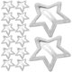 thumbnail image 4 of 20 pinzas de metal para el pelo con forma de estrella, pequeñas horquillas a presión, bonitos accesorios para el pelo para mujer., 4 of 6