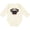 Natural, variant on Cute Pug Puppy Dog Boys or Girls Long Sleeve Baby Bodysuit