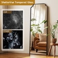 thumbnail image 6 of Easy4Home 64"x21" Arched Full Length Mirror Decorative Wall Mounted Mirror with Metal Frame, Black, 6 of 6