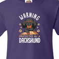 thumbnail image 4 of Inktastic Protected by a Dachshund Dog Youth T-Shirt, 4 of 5