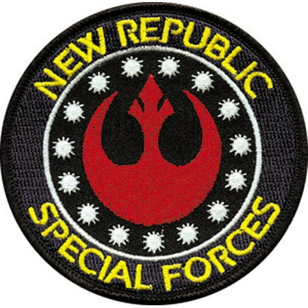 Starwars Patch Velcro STAR WARS FORCE, Iron-On / Sew-On Disney Officially Licensed Movie & TV Artwork, 3.25