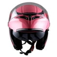 thumbnail image 3 of 1Storm Adult Motorcycle Modular Flip up Street Bike Full Face Dual Visor Helmet HB-B89CLS Glossy Pink, 3 of 5