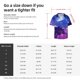 thumbnail image 5 of Fotbe Dreamy Colorful Starry Sky Camisa Estampada de Manga Corta para Hombre, Casual de Verano, Estilo Playero, Sin Arrugas-3X-Large, 5 of 5