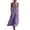 A Purple, variant on Vacation Dress Loose V Neck Dresses Women's Summer Casual Dress Gradual Sleeveless Neck V-Neck Long Dress Black Xl