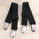 thumbnail image 5 of 8 sujetadores ajustables para sábanas de cama, tirantes multifuncionales, pinzas para correas elásticas, clips para cortina, soporte para funda de sofá, para sábanas, fundas de colchón (negro), 5 of 5