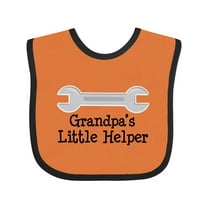 Inktastic Grandpa's Little Helper Boys or Girls Baby Bib