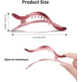 thumbnail image 4 of 4PCS Flat Claw Clips, 4 Color Women's Alligator Hair Claw Clips Jumbo Claw Clips for Thick Hair Colorful Claw Clips for Thin Hair Strong Hold Matte Hair Claw Clips Styling Accessories for Women Girls, 4 of 4