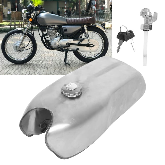 Tanque De Gasolina De Motocicleta, Tanque De Gasolina De Motocicleta De Hierro Duradero 9L Vintage Para Jinete De Café