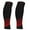 Red, variant on Extreme Fit Ultra V-Striped Design Performance and Recovery Calf Support Compression Sleeves, Black