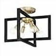 thumbnail image 3 of Designers Fountain 92811-AWB Xander - 4 Light Semi-Flush Mount, Aged Warm Brass Finish, 3 of 3