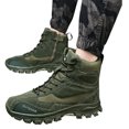 thumbnail image 3 of Men's Hiking Shoes, High Top Waterproof Boots, Anti Slip Outdoor Trekking Work Shoes, Lightweight Ankle Trail Footwear, 3 of 10