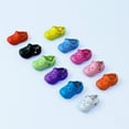 thumbnail image 4 of Cute 3D Mini EVA Beach Hole Little Croc Shoe Keychain Girl Gift Bag Accessories Decoration Keyring Floating Key Chain Charm, 4 of 7