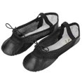 thumbnail image 1 of 1 par de zapatos de ballet para niñas, cómodos, transpirables, suaves, de cuero de PU, para danza y gimnasia (36), 1 of 8