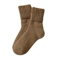 thumbnail image 4 of ZJXFGS sleep socks for women,womens winter socks,sweater socks,thermal socks for women,wool socks for women,wool socks for women winter,snow socks, Brown, One Size, 4 of 4
