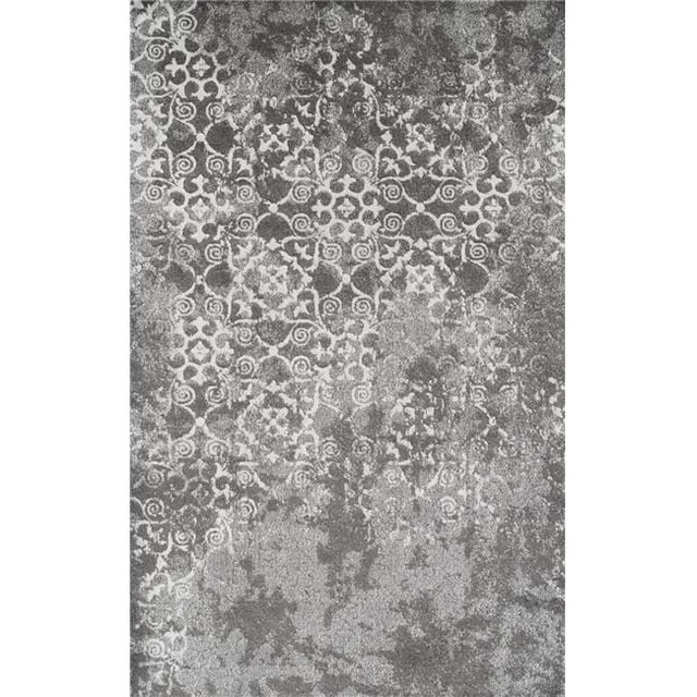 Dalyn Rug AN6GR8X11 7 Pi 10 x 10 Pi 7 Po Tapis Rectangle AN6 Antigua&44; Gris