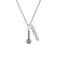 thumbnail image 2 of Delight Jewelry Silvertone Banjo Silvertone Sisters Best Friends Forever Bar Charm Necklace, 23", 2 of 4