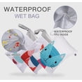thumbnail image 6 of Baby Cloth Nappy Bag Reusable Waterproof Diaper Bag Washable Wet Dry Bag with 2 Zipper Daycare Travel Cartoon Storage Bag, 6 of 13