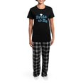thumbnail image 4 of CafePress - Bride To Be Women's Dark Pajamas - Women's Short Sleeve Print T-Shirt and Pants Dark Cotton Pajama Set, 4 of 7