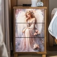 thumbnail image 5 of 1Set 3 Sheets 3 Styles PVC Waterproof Decorative Stickers Self Adhesive Floral Decals for Furniture Decoration Fairy 300x150mm 1 sheet/style, 5 of 8