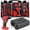 Red, variant on TLGREEN 8V Cordless Drill, 101 Pcs Home Tool Set with Drill, 3/8" Keyless Chuck, USB-C Rechargeable Power Tool Kit with Brushless Motor & Fast Charge, Red