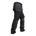 thumbnail image 2 of SSS Black Pants for Men Construction Decorators Painters Pants Relaxed Fit Double Knee Work Utility Trousers Durable, 2 of 5