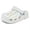 white 79, variant on GUBARUN Kids Clogs Garden Slip On Water Shoes for Boys Girls Beach Sandals