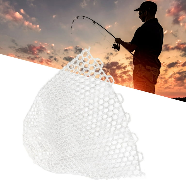 LIYJTK Folding Fishing Net Rubber Foldable Net High Transparency