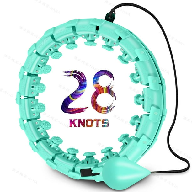 Weighted Hula Hoop Infinity Hoop for Adult Weight Loss,Fithoop with