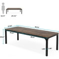 thumbnail image 4 of Finmind 6.5FT Conference Table, 78.7 Inche Rectangle Meeting Seminar Table (Only Table), 4 of 6