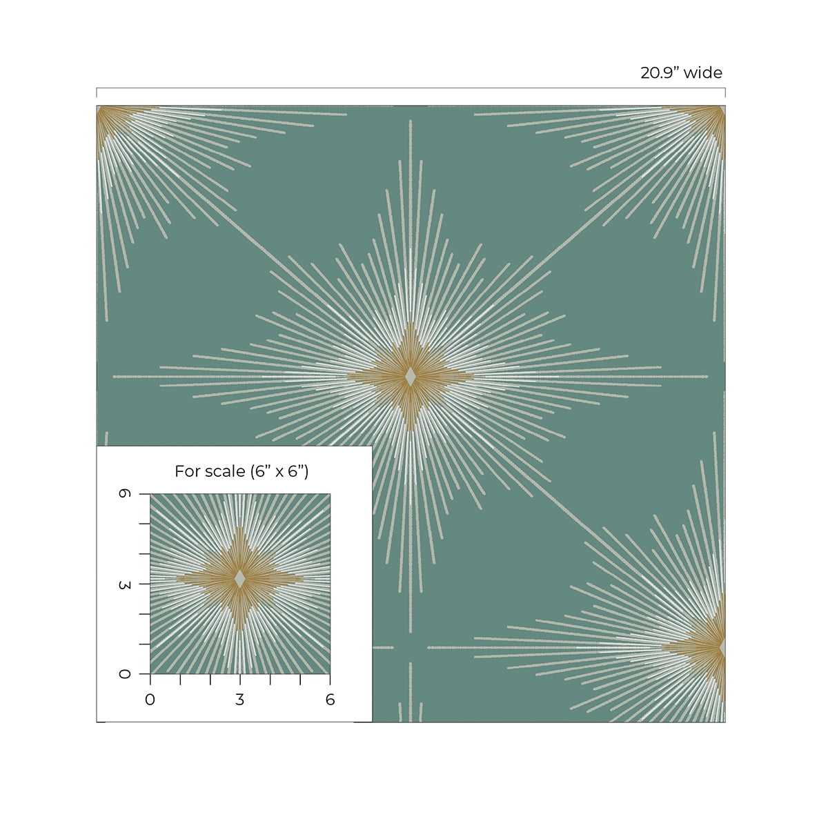 NextWall Seabreeze Stellar Geo Peel and Stick Wallpaper