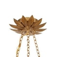 thumbnail image 3 of Crystorama Broche - Six Light Chandelier, Antique Gold Finish, 3 of 10