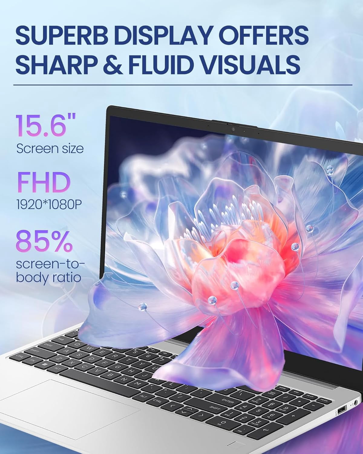 HP 15.6" 250 G10 FHD Business Laptop, Intel 10-Core i7-1355U, 16GB RAM, 512GB SSD, Numeric Keypad, Webcam Privacy Shutter, Wi-Fi 6 & Bluetooth, Windows 11 Pro