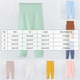 thumbnail image 2 of OJSFQUFP Infant Baby Boys Girls Soft Cotton High Waist Footed Pants Casual Leggings with Feet Kid's Pants, 2 of 8