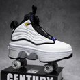 thumbnail image 4 of Unisex Roller Skate Shoes - Sneakers - Roller Shoes 2-in-1 Suitable for Outdoor Sports Skating Invisible Roller Skates for Boys Girls, 4 of 12
