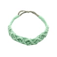 thumbnail image 1 of Diadema tejida para mujer, boho elástica, talla inconfundible, banda para el cabello de moda casual, accesorios para el cabello para ejercicio de , , verde, 1 of 8